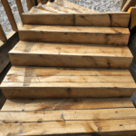 Najlepsze rozwiązanie - schody drewniane na beton