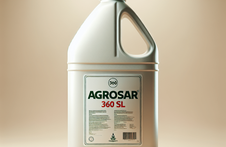 Agrosar 360 SL 1l – jak skutecznie stosować ten herbicyd w ochronie roślin?