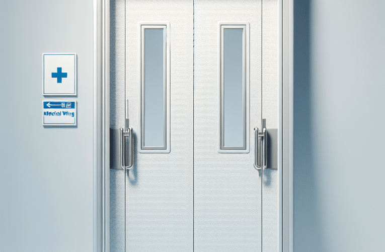 Drzwi medyczne z klasą: Jak wybrać odpowiednie drzwi do placówek zdrowotnych?