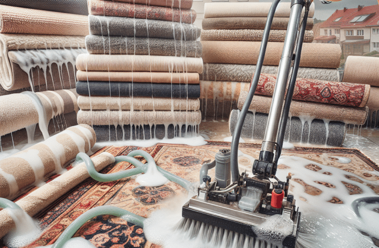 Pranie dywanów Tychy: Jak efektywnie czyścić dywany w domowych warunkach?