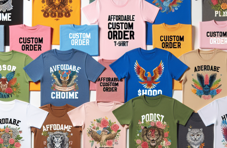 Tanie koszulki na zamówienie – jak wybrać najlepsze oferty bez uszczerbku dla portfela?