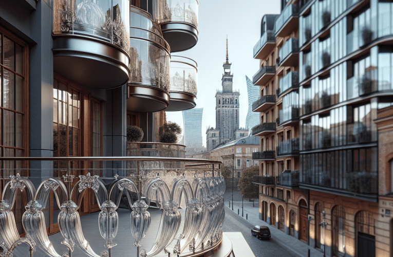 Szklane balustrady Warszawa – elegancja i bezpieczeństwo w Twoim domu