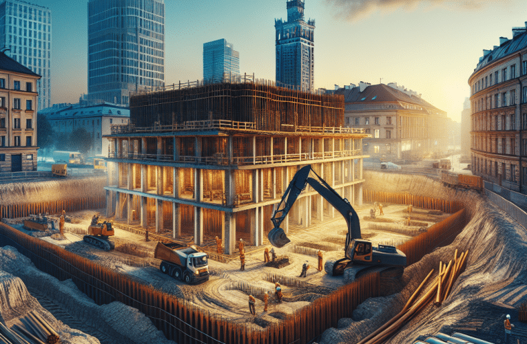 Wykopy pod fundament w Warszawie: Jak prawidłowo przygotować teren pod budowę?