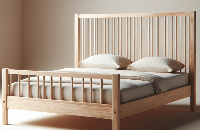 Łóżko drewniane bez zagłówka: jak wybrać najlepsze do swojego wnętrza?