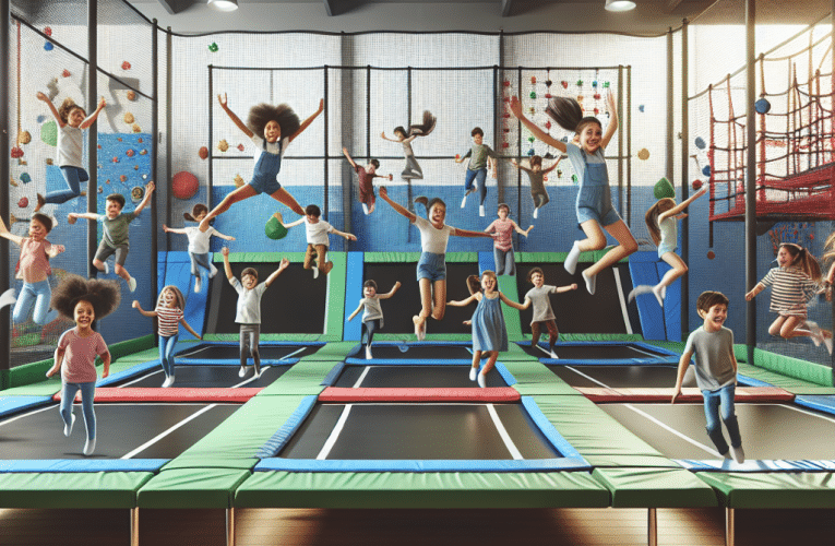 Trampoliny w sali zabaw – jak bezpiecznie zorganizować aktywność dla dzieci?