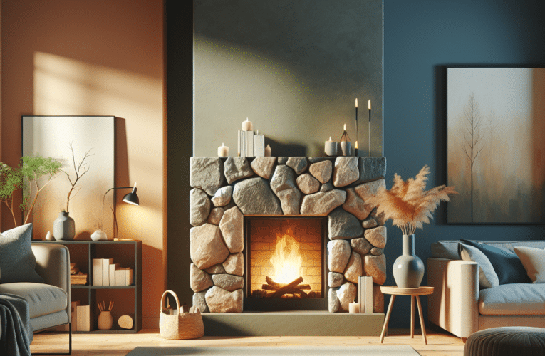 Jakie kolory ścian do salonu z kominkiem najlepiej podkreślą urok wnętrza?