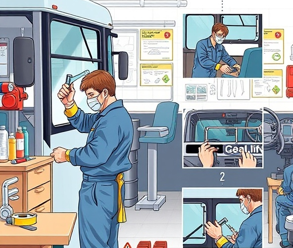 Jak skutecznie przeprowadzić naprawę szyby w autokarze? 5 kroków do trwałego rozwiązania problemu