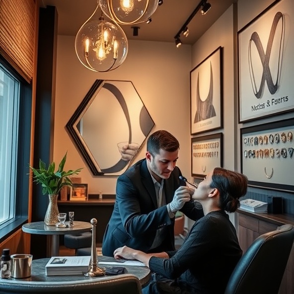 przekłuwanie nosa warszawa