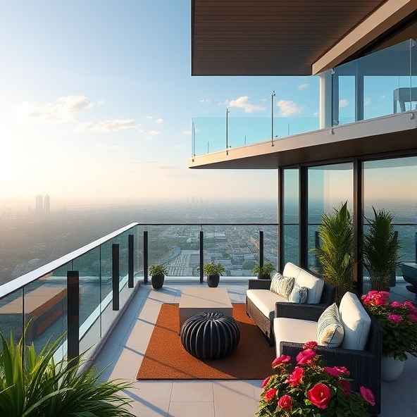 szklane balustrady tarasowe