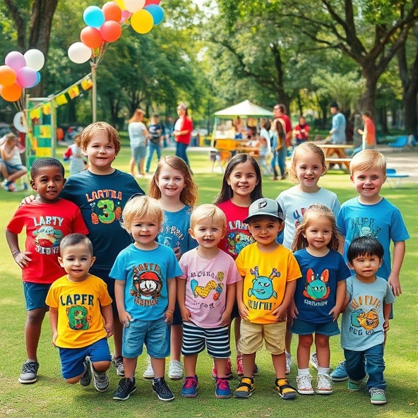 t-shirt dziecięce z własnym nadrukiem