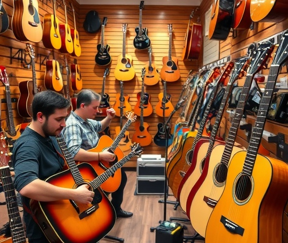 Jak wybrać idealną gitarę w Rybniku: porady dla początkujących i zaawansowanych muzyków