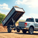 przyczepka samochodowa z wywrotem