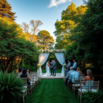 ślub wśród zieleni