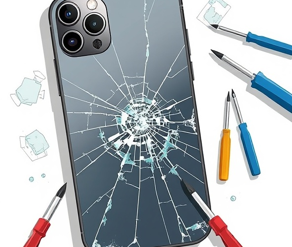 Jak naprawić zbity tył iPhone 13 Pro?