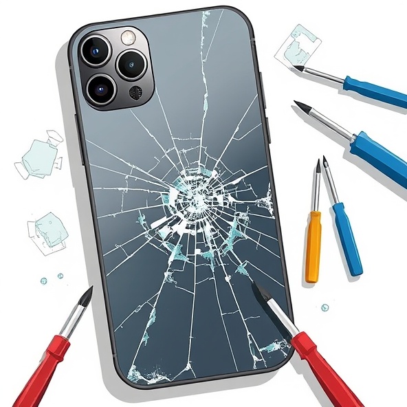 zbity tył iphone 13 pro