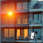 żaluzje fasadowe skośne