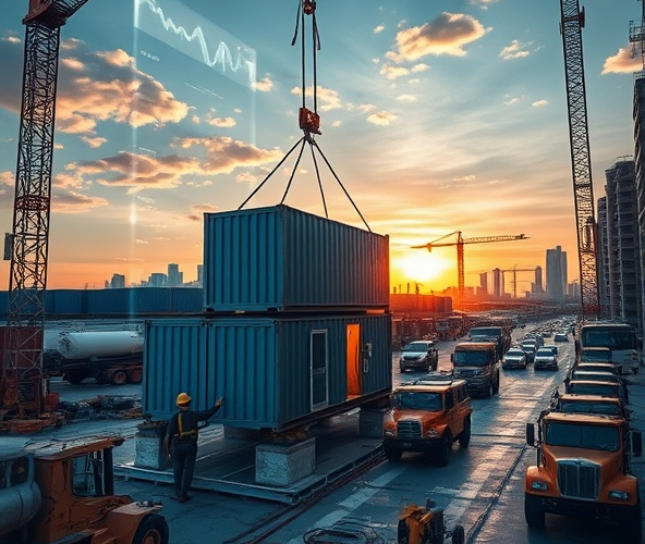 Czy model przewidujący opóźnienia oszczędzi czas inwestorowi przy montażu kontenerów?