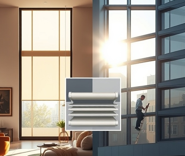 Jakie zalety i wady ma montaż refleksoli od strony wewnętrznej i zewnętrznej?