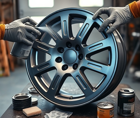 Czy renowacja felg w domu sprayem jest opłacalna przy drobnych rysach?