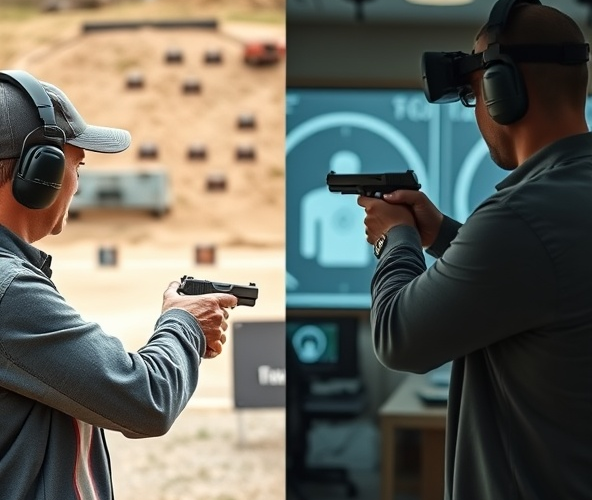 Kurs czy symulator: co lepsze na start strzelania w samoobronie?