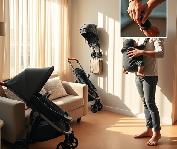 Które wózki Mamas Papas składane jedną ręką sprawdzą się w kawalerce?