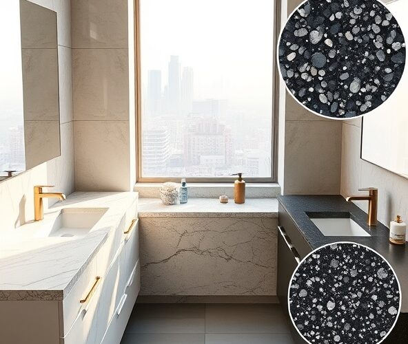 Które blaty granitowe do łazienki w Warszawie brudzą się najmniej?