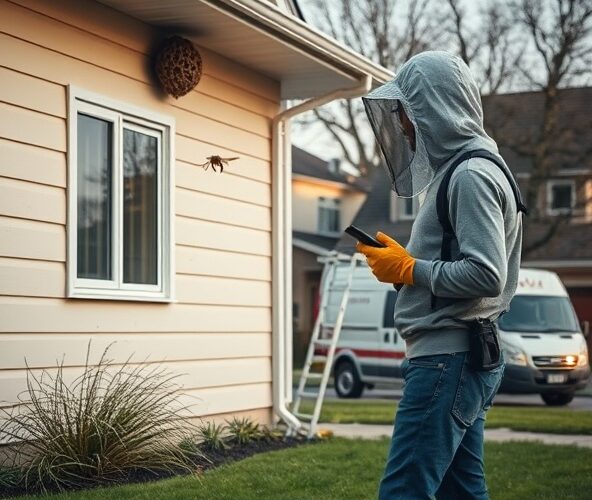 Kiedy samodzielna likwidacja gniazda os w elewacji jest bezpieczna?