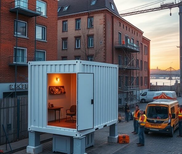 Gdzie we Wrocławiu wynająć kontener biurowy na krótki remont?