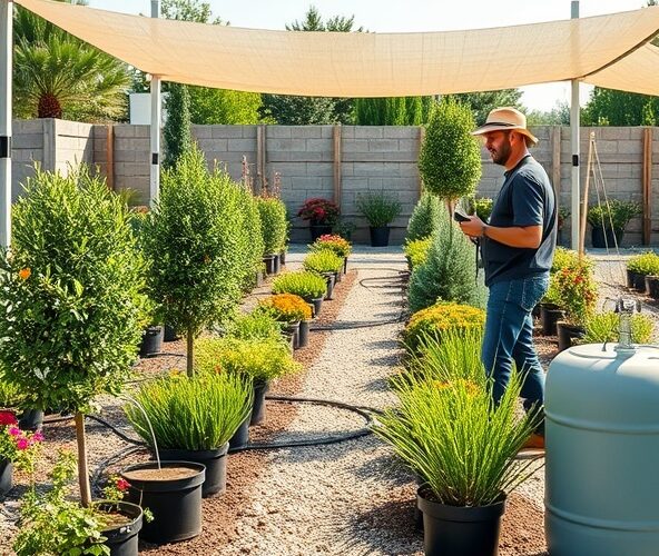 Jak oszczędnie podlewać szkółki krzewów ozdobnych dla początkujących?