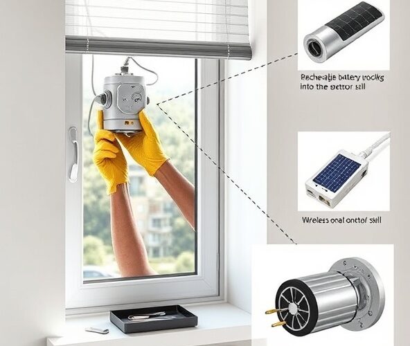 Jak zamontować napęd do rolety bez dostępu do instalacji 230 V?