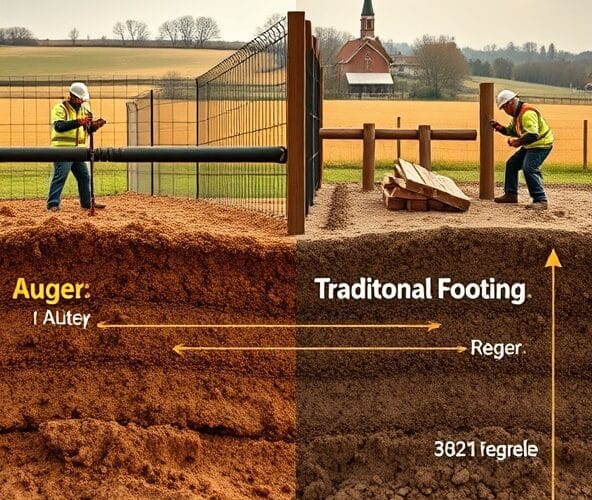 Ogrodzenia mazowieckie na glinie: śruby gruntowe czy beton?