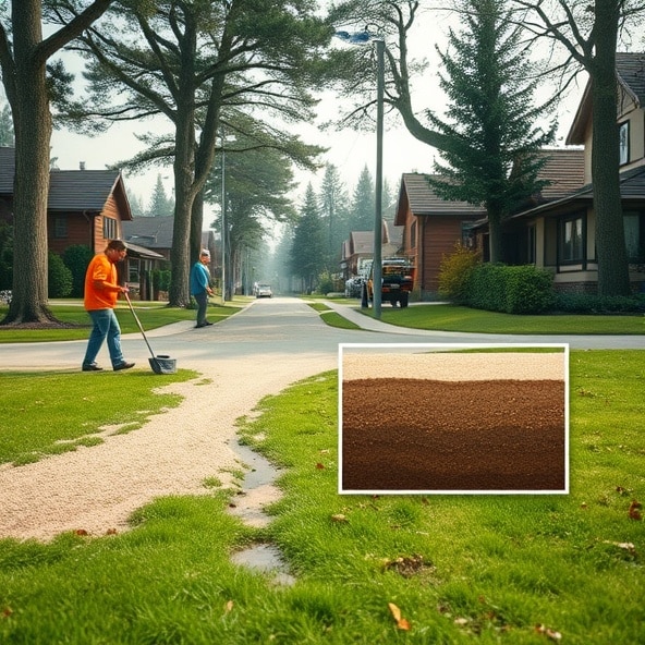 piaskowanie trawników podkowa leśna