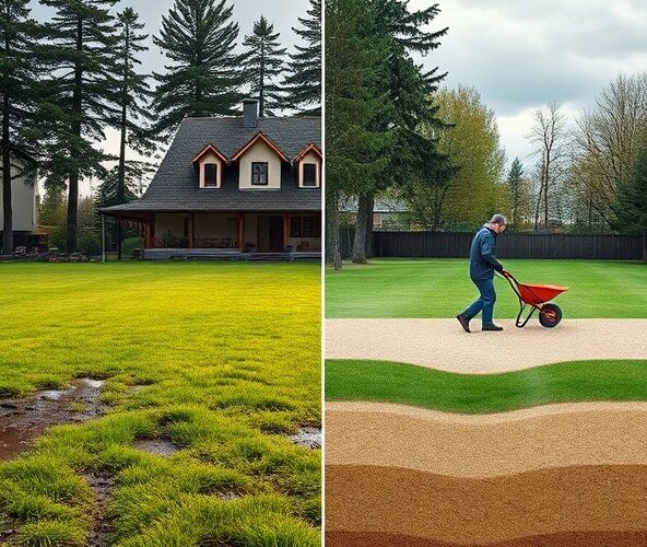 Czy piaskowanie trawników w Podkowie Leśnej zmniejszy zastoje wody?