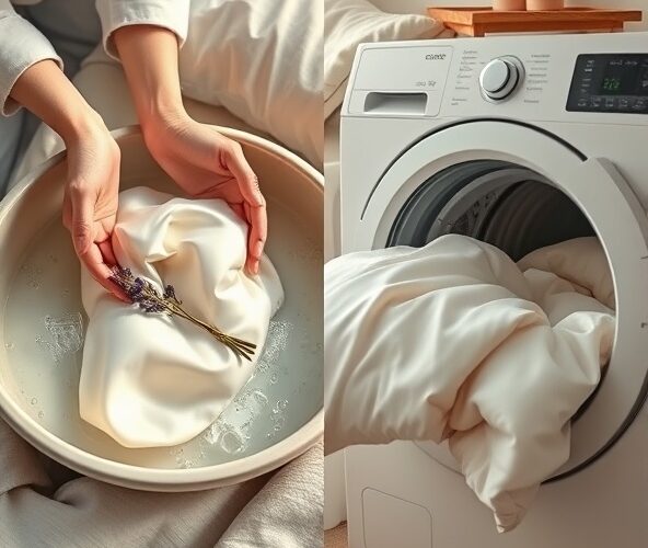 Czy pościel z satyny bawełnianej lepiej wyprać ręcznie czy w pralce?