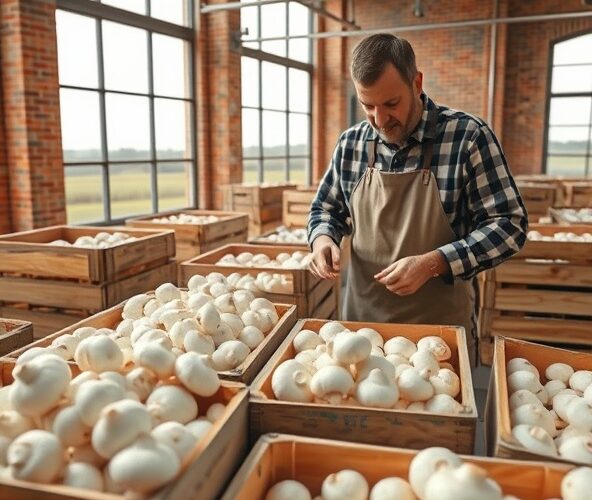 Czy producent pieczarek łódzkie oferuje etykiety własne dla sklepów?