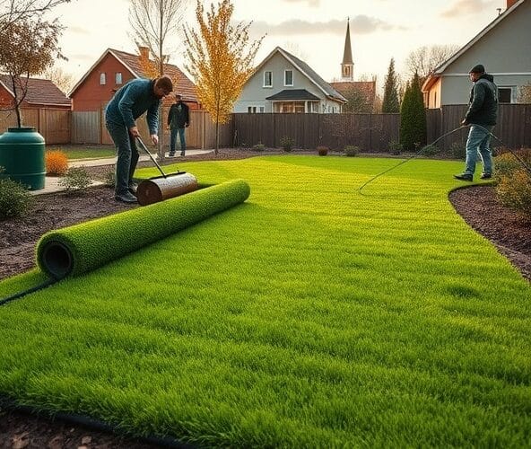 Kiedy układać trawę z rolki w Błoniu, by ograniczyć podlewanie?