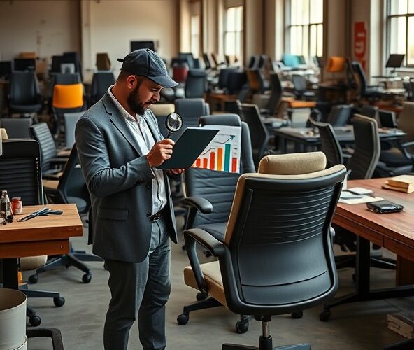 Jak samodzielnie wycenić używane fotele biurowe, by zwiększyć marżę?