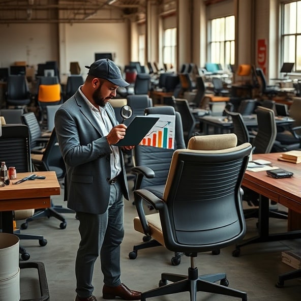 używane fotele biurowe