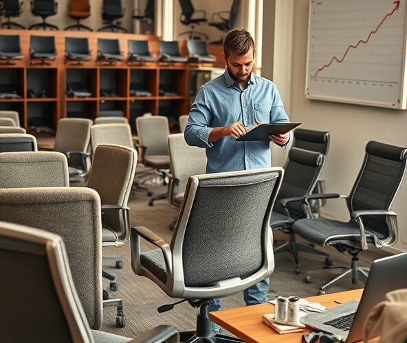 Jak samodzielnie wycenić używane fotele biurowe, by zwiększyć marżę?