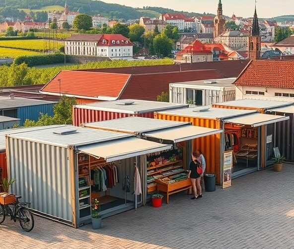 Wynajem kontenerów morskich w Zielonej Górze opłacalny dla sklepów sezonowych?