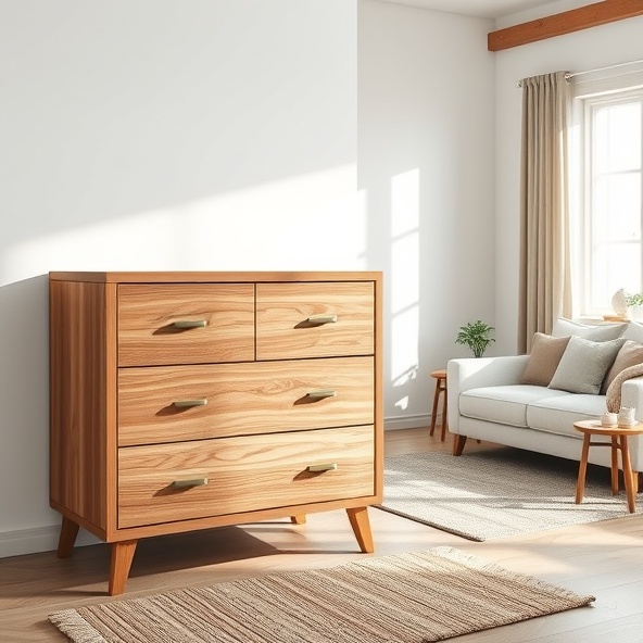 komody drewniane do salonu