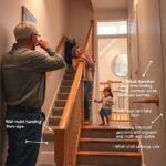 montaż balustrady na schodach wewnętrznych