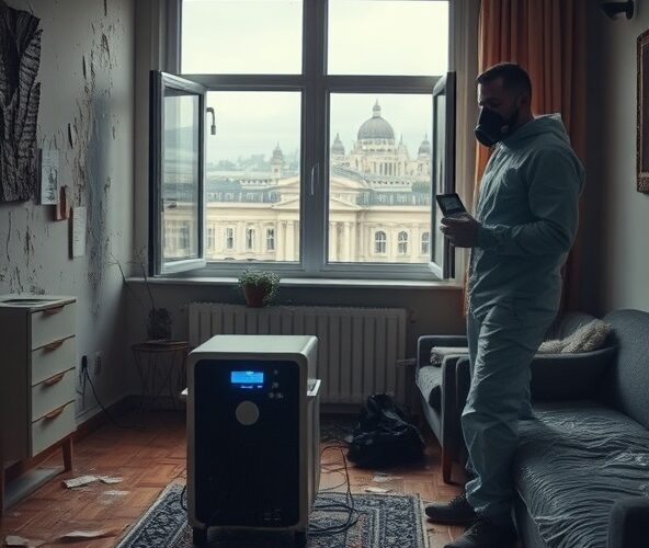 Czy ozonowanie mieszkania w Warszawie po zalaniu skutecznie usuwa pleśń i utrzymujący się zapach stęchlizny?