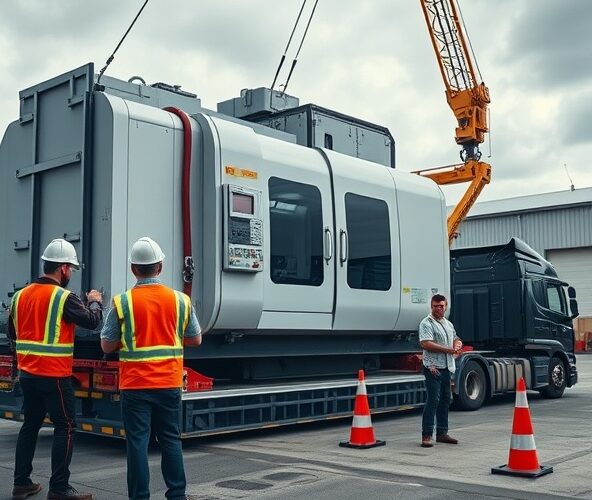 Jak zaplanować transport wielkogabarytowy maszyny CNC dla małej firmy, aby ograniczyć ryzyko uszkodzeń i przestojów?