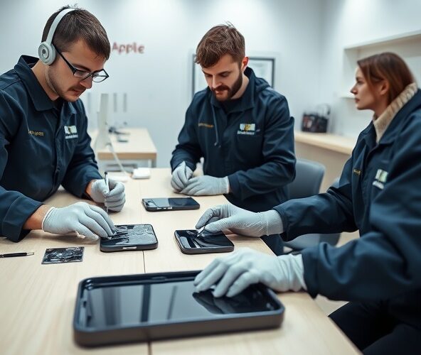 Czy autoryzowany serwis Apple Ursus naprawi zbity tył iPhone’a bez utraty gwarancji?