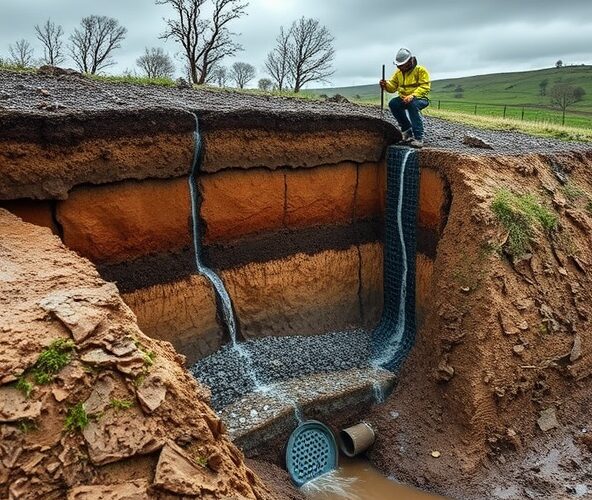 Czy geokompozyt drenujący ochroni 2–3 m ilastą skarpę?