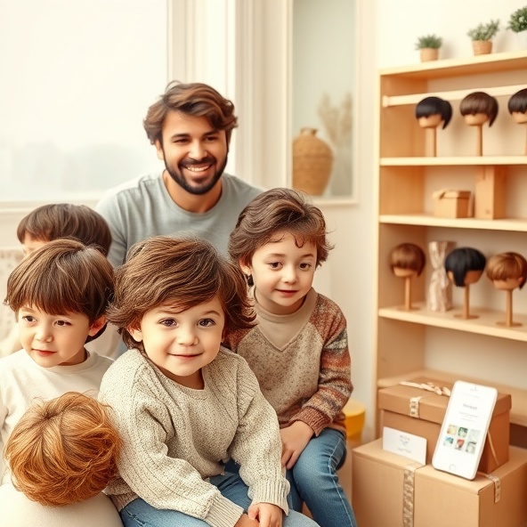 peruki dla chłopców