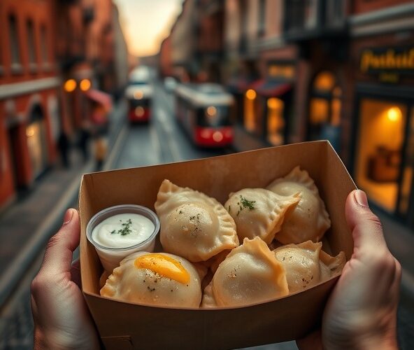 Jak odgrzać pierogi z Pragi Północ na wynos, bez wysychania?