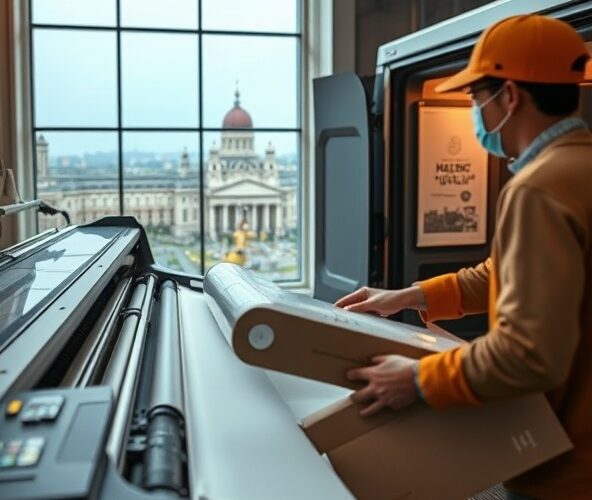 Jak zamówić roll up w 24 godziny w Warszawie, aby zdążyć na targi i zwiększyć sprzedaż?