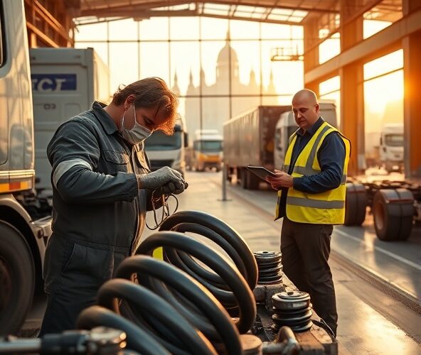 Ile kosztuje serwis resorów dla firm transportowych w Warszawie?